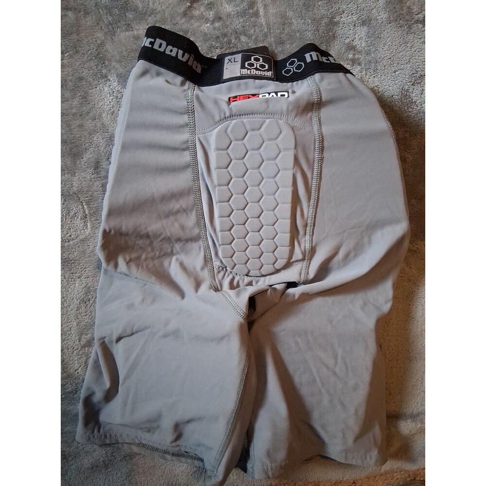 McDavid Hexpad  Girdle Hardshell Thigh Gaurd Grey 755T  Football Size XL